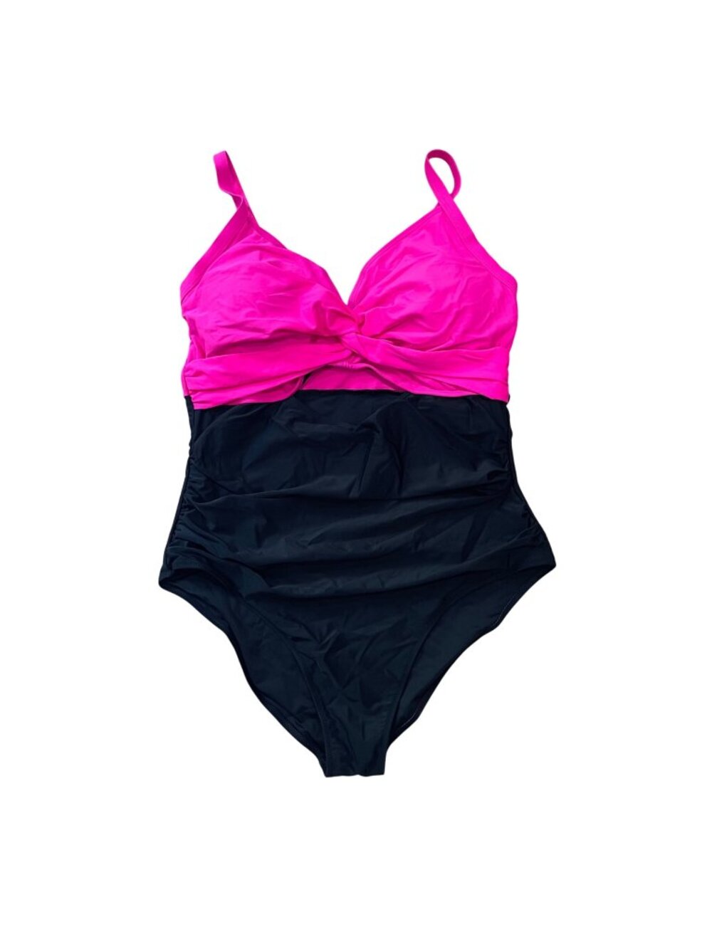 Blooming‎ Jelly Tummy Control One Piece Swimsuit Women's Size XXL Cut Out Front